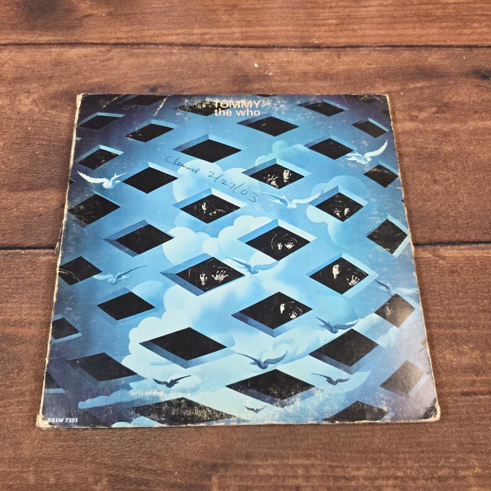 The Who Tommy Vinyl Record LP 12" Blue Fair Decca DXSW 7205 Tri-Fold Gatefold